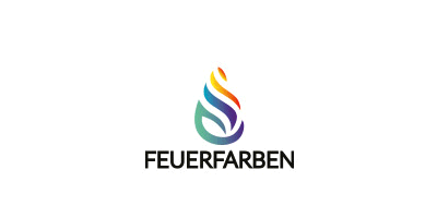 Logo Feuerfarben