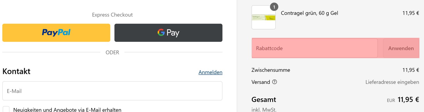 wie ist ein Apohealth Gutscheincode einzulösen