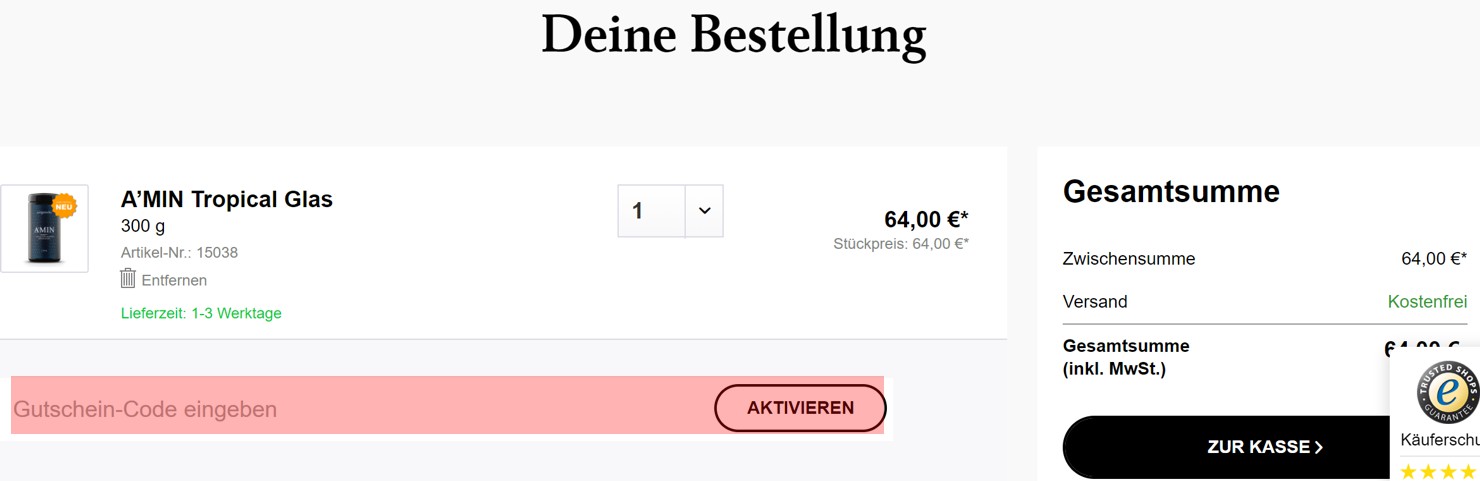 wie ist ein Artgerecht Gutscheincode einzulösen