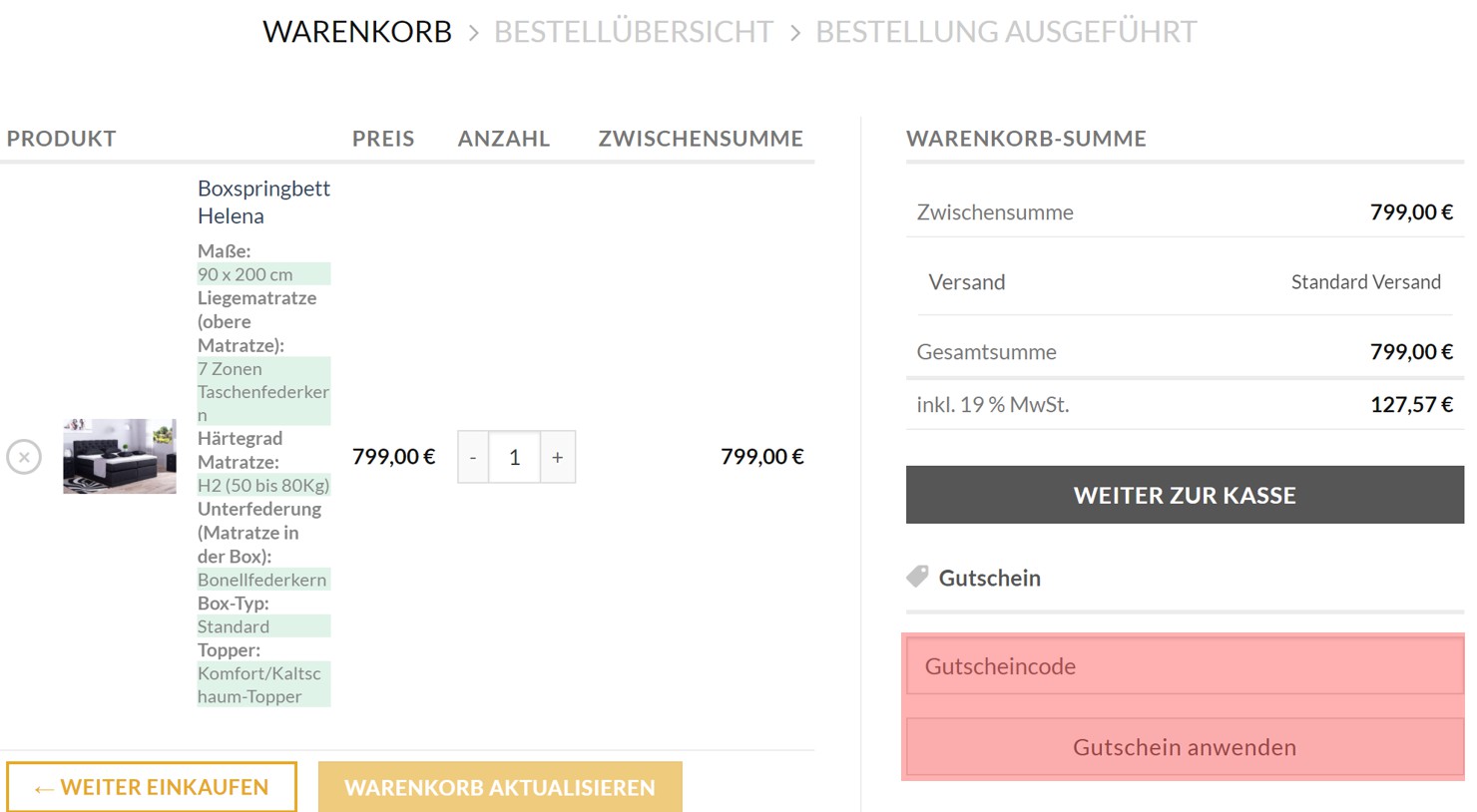 wie ist ein Aukona Gutscheincode einzulösen