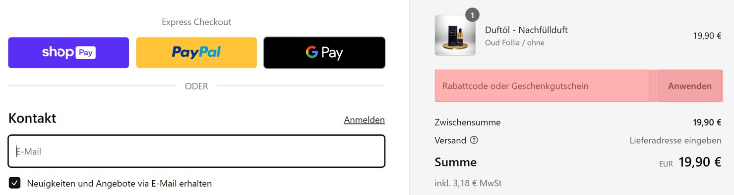 wie ist ein BaRiZzi  Gutscheincode einzulösen