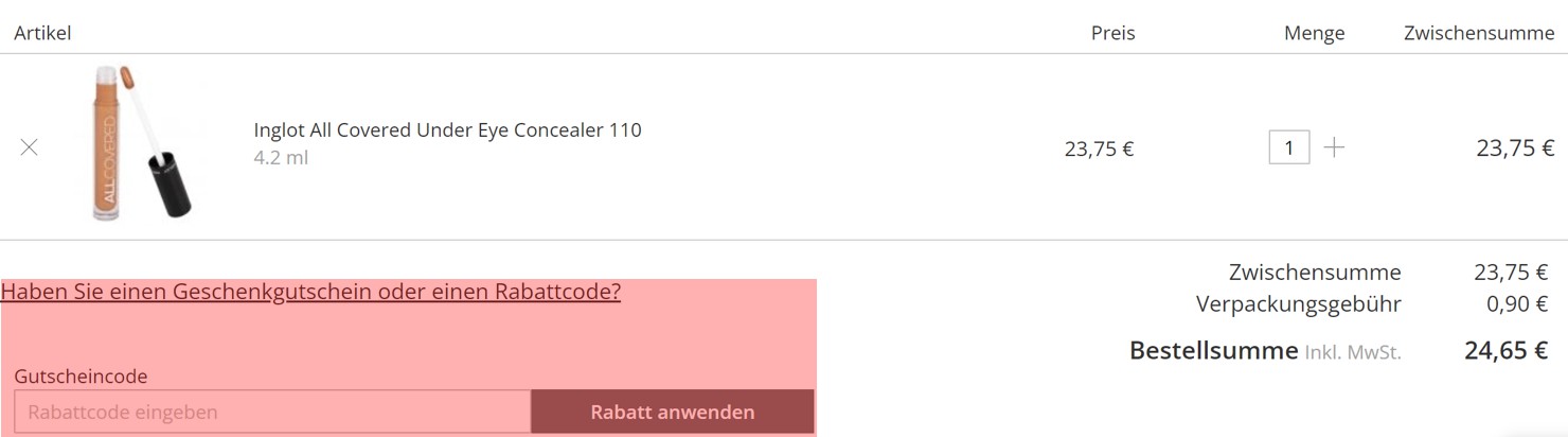 wie ist ein Beautycos Gutscheincode einzulösen