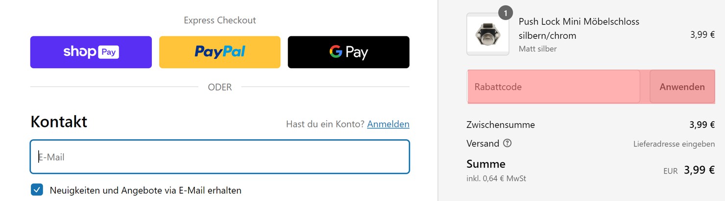 wie ist ein Camping Pantheratec  Gutscheincode einzulösen