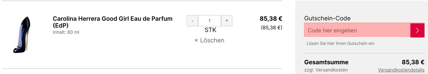 wie ist ein CosmeticExpress Gutscheincode einzulösen