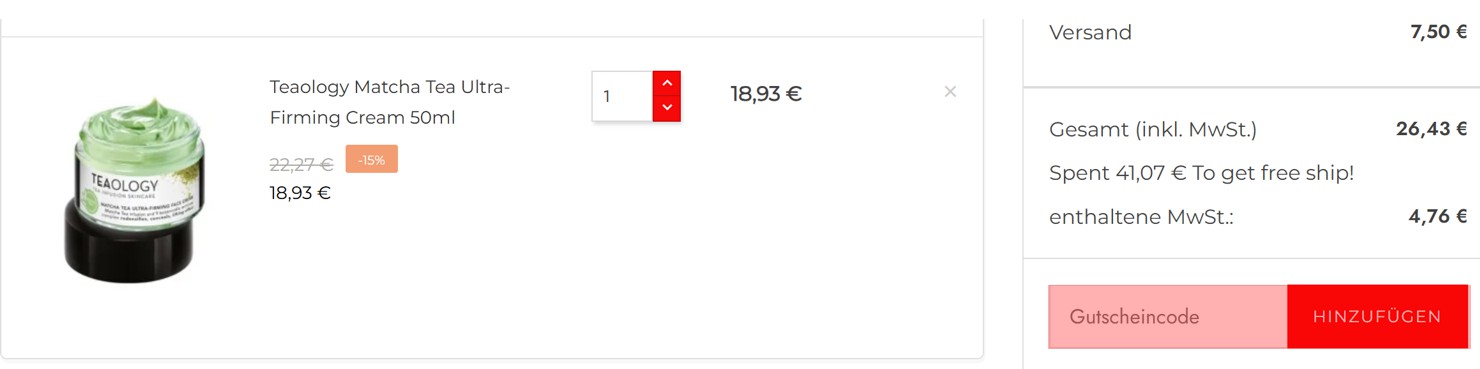 wie ist ein Dermaceutics Gutscheincode einzulösen