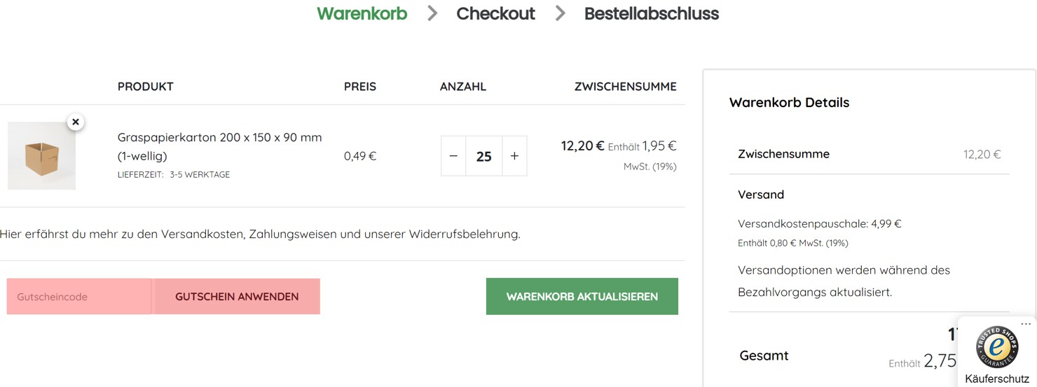 wie ist ein Ecoon Gutscheincode einzulösen