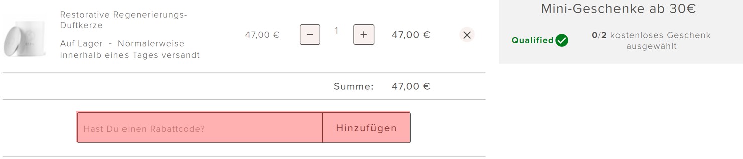 wie ist ein ESPA skincare Gutscheincode einzulösen