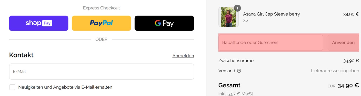 wie ist ein FellHerz  Gutscheincode einzulösen