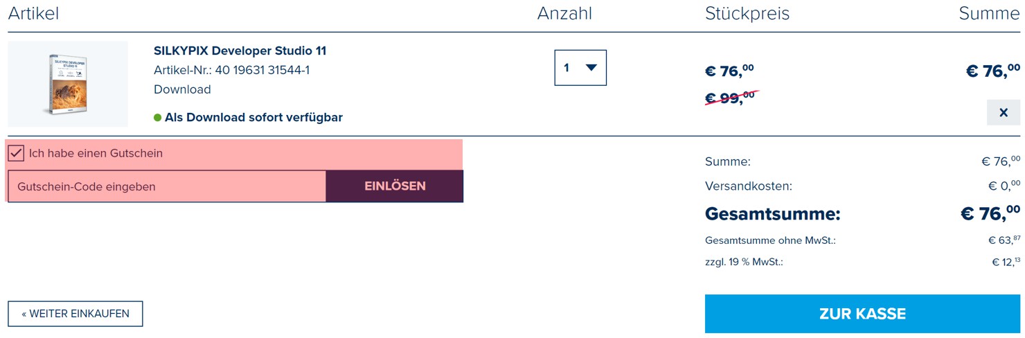 wie ist ein Franzis Gutscheincode einzulösen