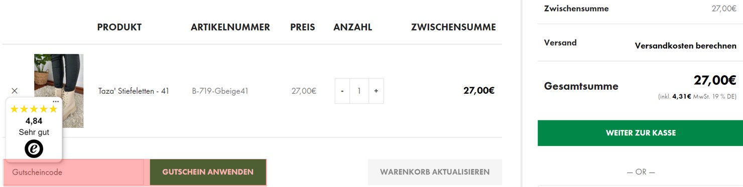 wie ist ein Freshlions Gutscheincode einzulösen