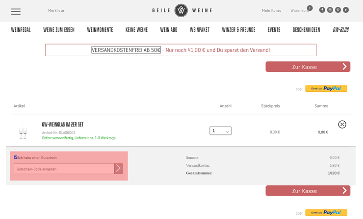 wie ist ein Geileweine Gutscheincode einzulösen