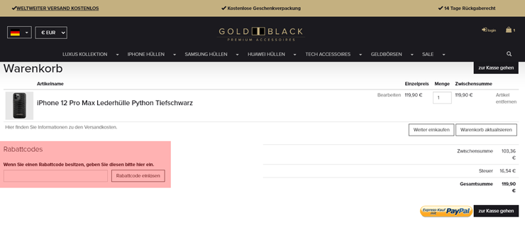 wie ist ein Goldblack Gutscheincode einzulösen