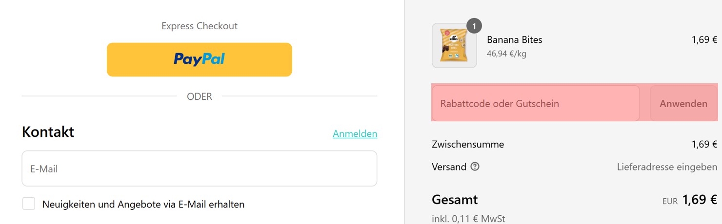 wie ist ein koawach Gutscheincode einzulösen