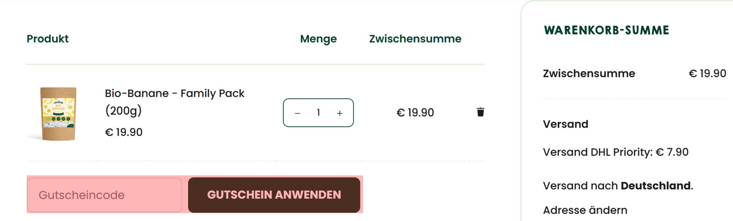 wie ist ein Leckker Gutscheincode einzulösen