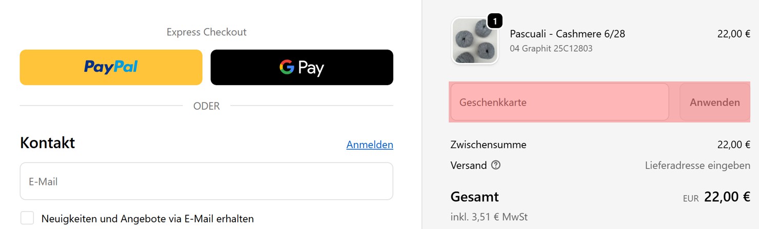 wie ist ein LINDBØG Gutscheincode einzulösen