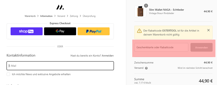 wie ist ein Magati Gutscheincode einzulösen