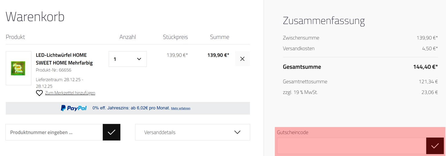 wie ist ein Markt35 Gutscheincode einzulösen