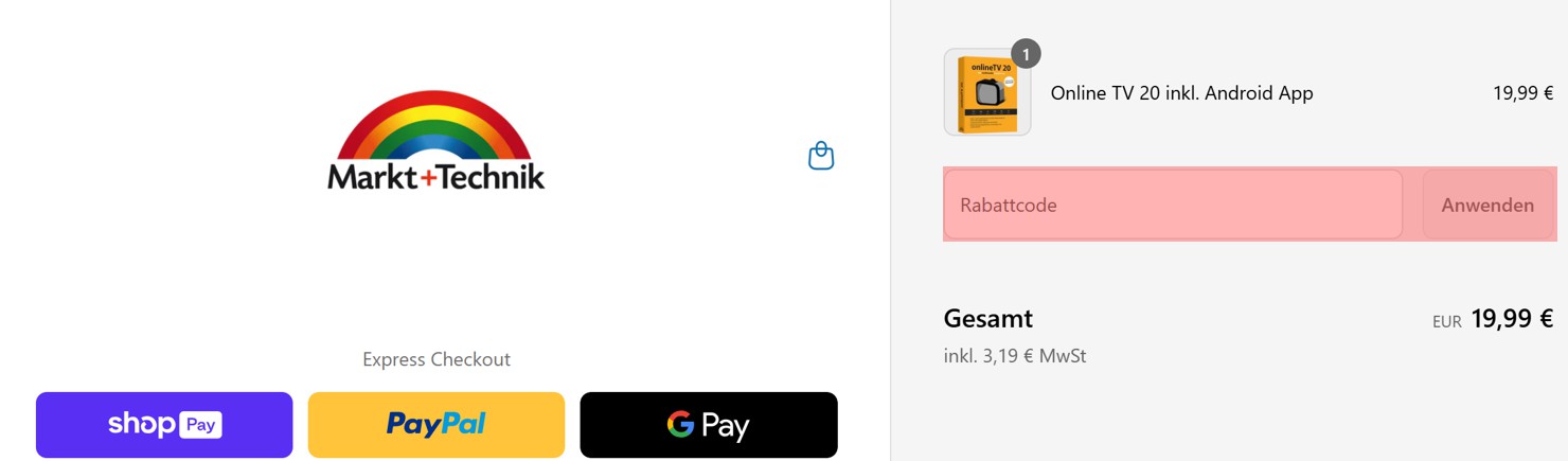 wie ist ein Loesdau  Gutscheincode einzulösen