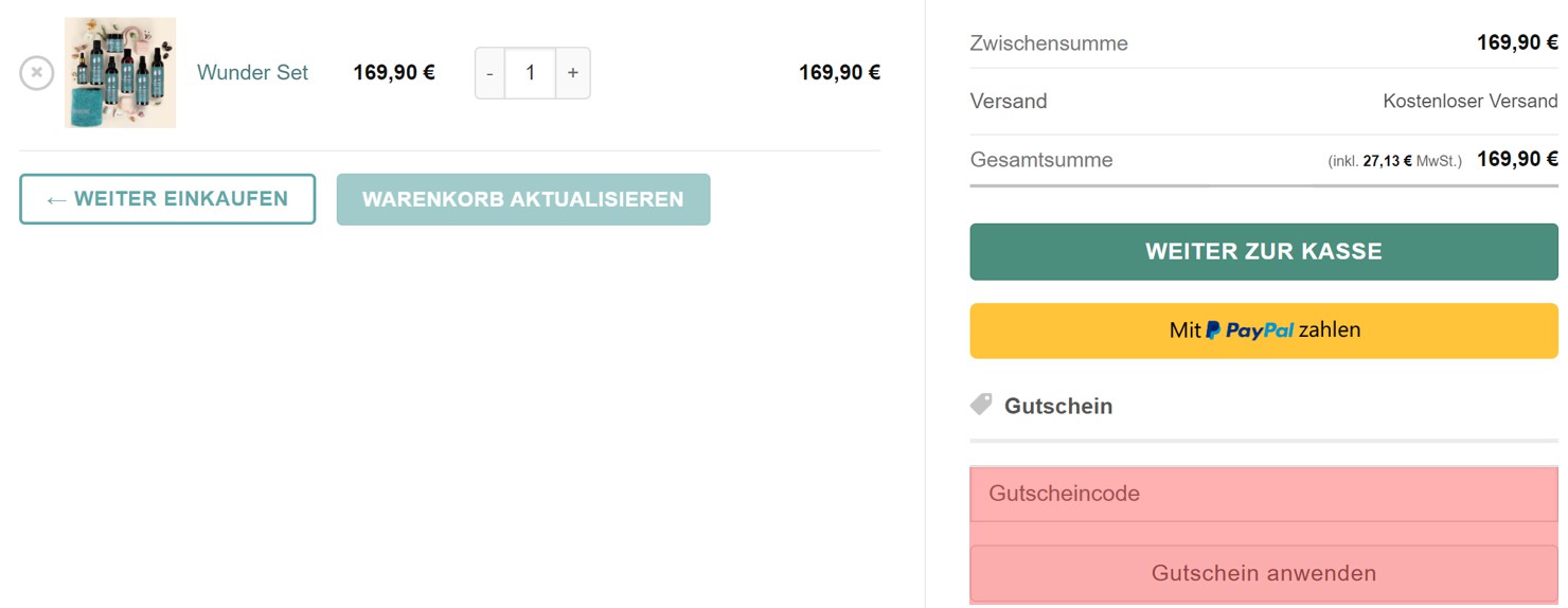 wie ist ein myRapunzel Gutscheincode einzulösen