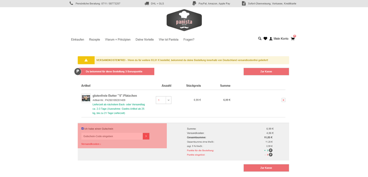 wie ist ein panista Gutscheincode einzulösen