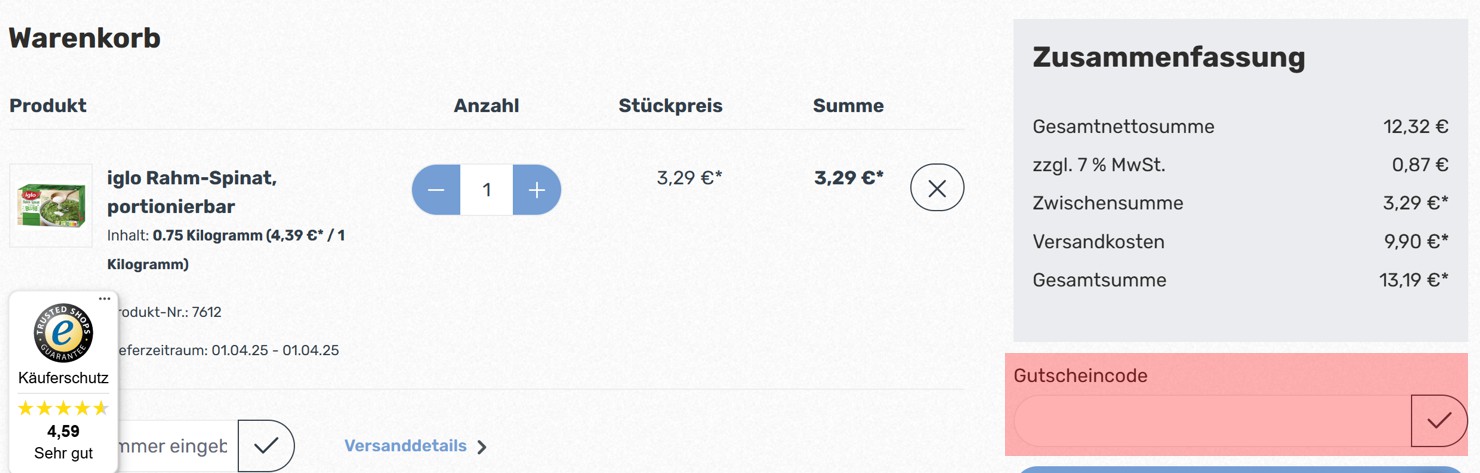 wie ist ein PapaFrost Gutscheincode einzulösen