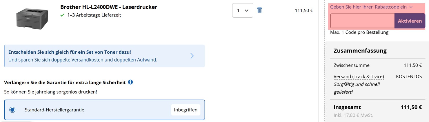 wie ist ein PrintAbout  Gutscheincode einzulösen
