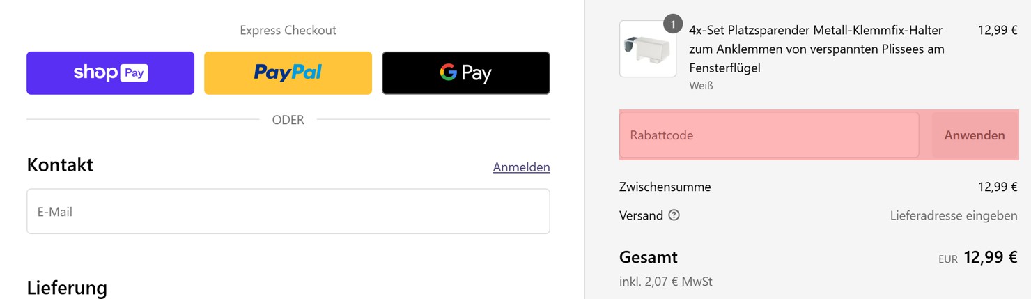 wie ist ein Schattenfreu.de Gutscheincode einzulösen
