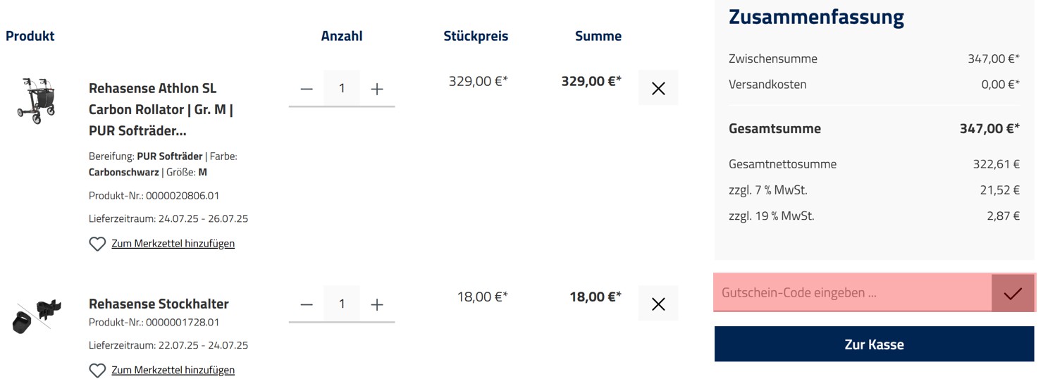 wie ist ein Seeger24 Gutscheincode einzulösen