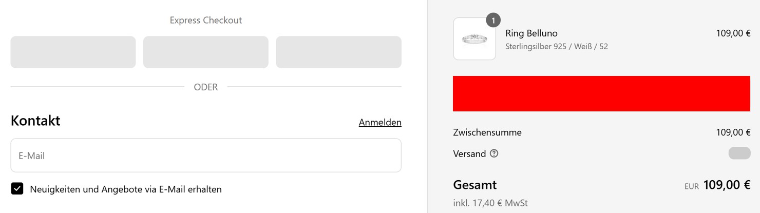 wie ist ein Sif Jakobs Gutscheincode einzulösen