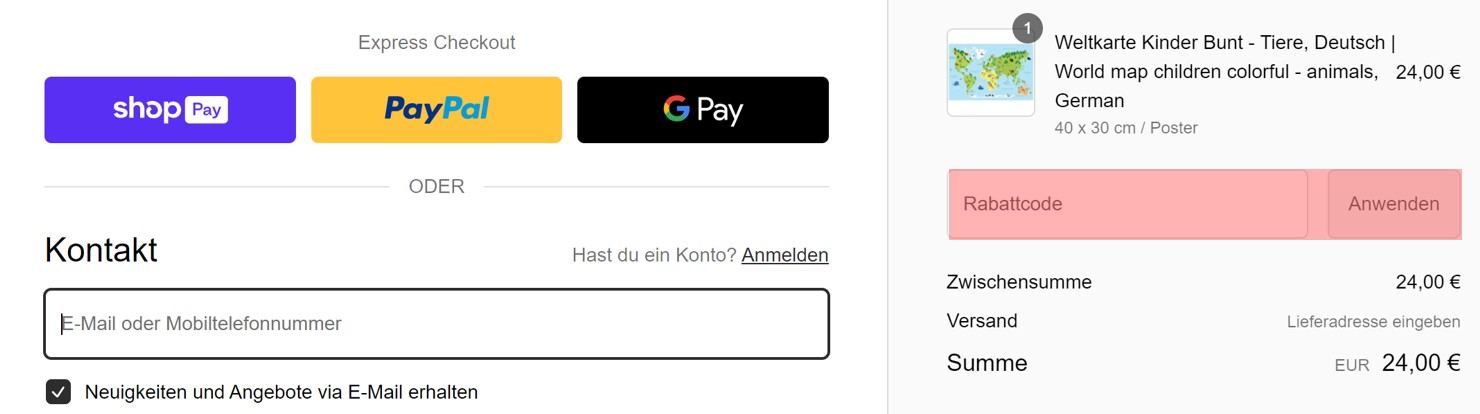 wie ist ein LANA KK Kids Gutscheincode einzulösen