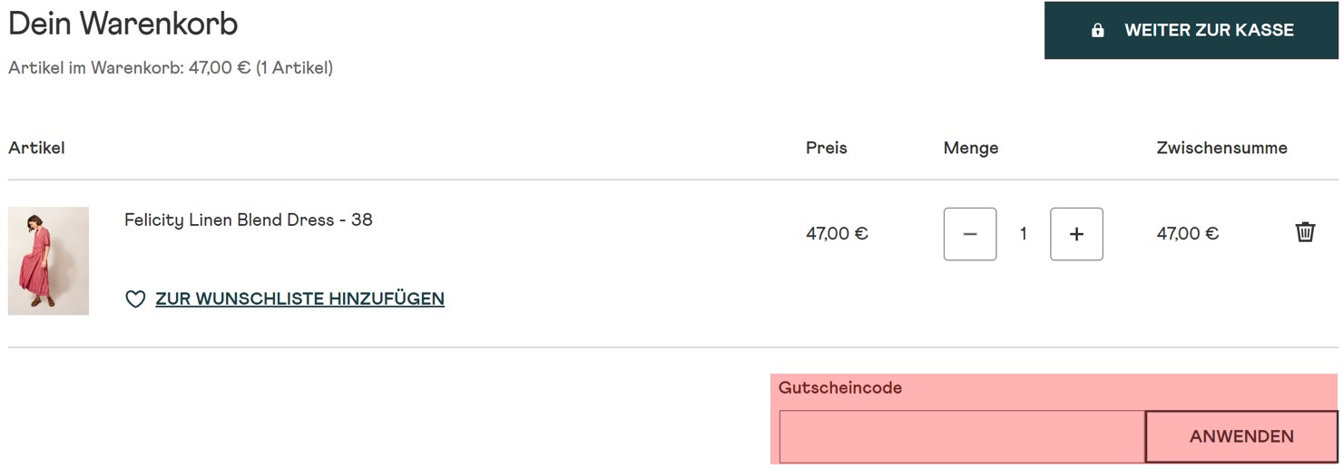 wie ist ein White Stuff Gutscheincode einzulösen