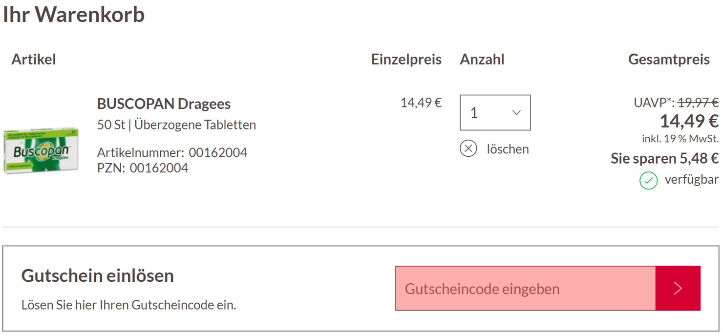 wie ist ein Zur Rose Gutscheincode einzulösen